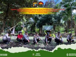 Polsek Tembilahan Hulu Terus Melakukan Pemantauan Terhadap Pertumbuhan Tanaman Jagung