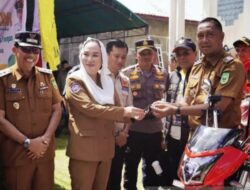 Pemerintah Kabupaten Natuna Menyerahkan Kendaraan Pemadam untuk Pulau Laut