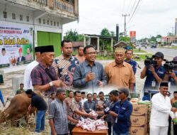 JMSI Bersama Agrinas Palma Nusantara dan Pemda Inhu Sumbangkan Dua Sapi untuk Wartawan Kurban