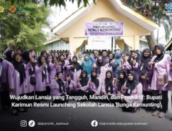 Bupati Iskandarsyah Memperesmikan Sekolah Lansia ‘Bunga Kemunting’ untuk Mewujudkan Lansia yang Mandiri, Tangguh, dan Produktif