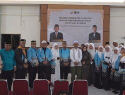 Bupati Herman Sambut Kedatangan 307 Jamaah Haji Inhil di Embarkasi Batam