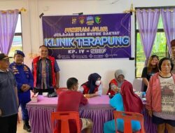 Polairud Polda Riau Membuka Klinik Apung dan Memberikan Bantuan Sosial kepada Warga Rupat Utara