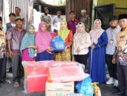 Pemerintah Kabupaten Inhu Berikan Bantuan kepada Korban Kebakaran di Tanah Merah