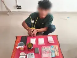 Polsek Mandau Menangkap Pengedar Sabu, Dua Paket Narkotika Besar Disita