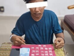 Pria di Mandau Diamankan Setelah Tidak Berkutik Saat Digeledah, Ditemukan Bawa 32 Paket Sabu