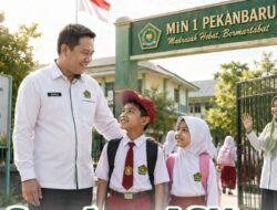 Kementerian Agama Riau Menerima dengan Baik Inisiatif ASN Mengantar Anak ke Sekolah